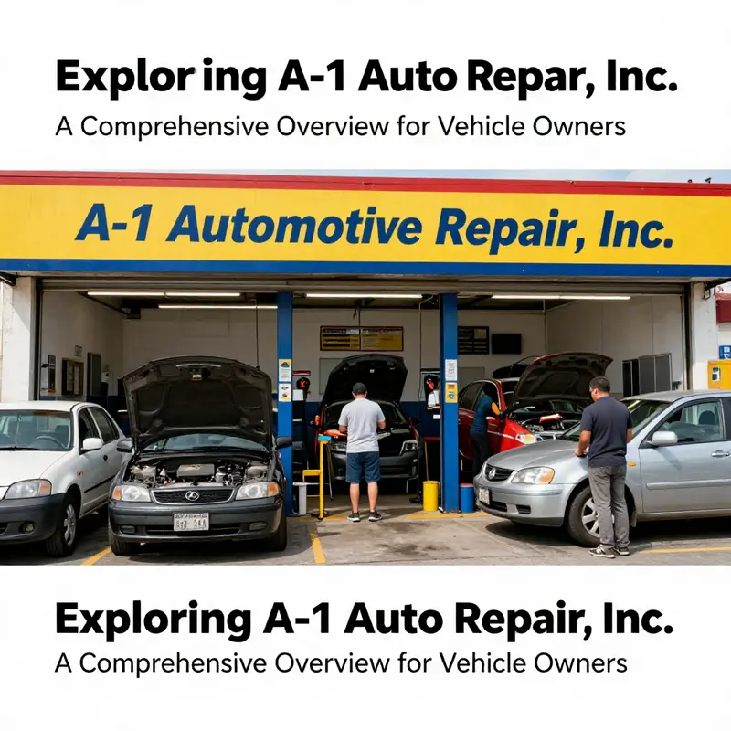 The former premises of A-1 Auto Repair and Detail, illustrating the challenges faced leading to its dissolution.