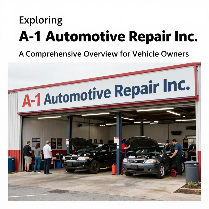 The former premises of A-1 Auto Repair and Detail, illustrating the challenges faced leading to its dissolution.