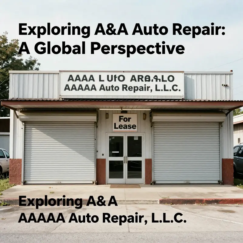 A vibrant scene from A&A Auto Repair & Parts, showcasing expert mechanics at work.