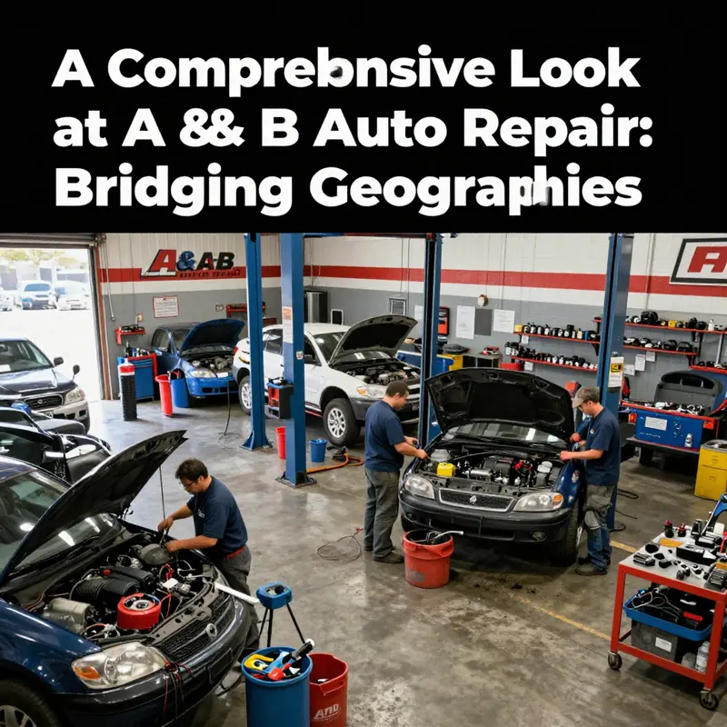 Technicians at A & B Auto Repair in Rancho Cordova, CA, diligently repairing vehicles.