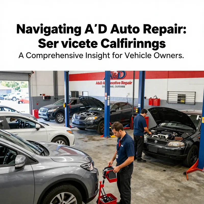 A&D Auto Repair in Haslett, Michigan, illustrating the active and bustling environment of this automotive service.