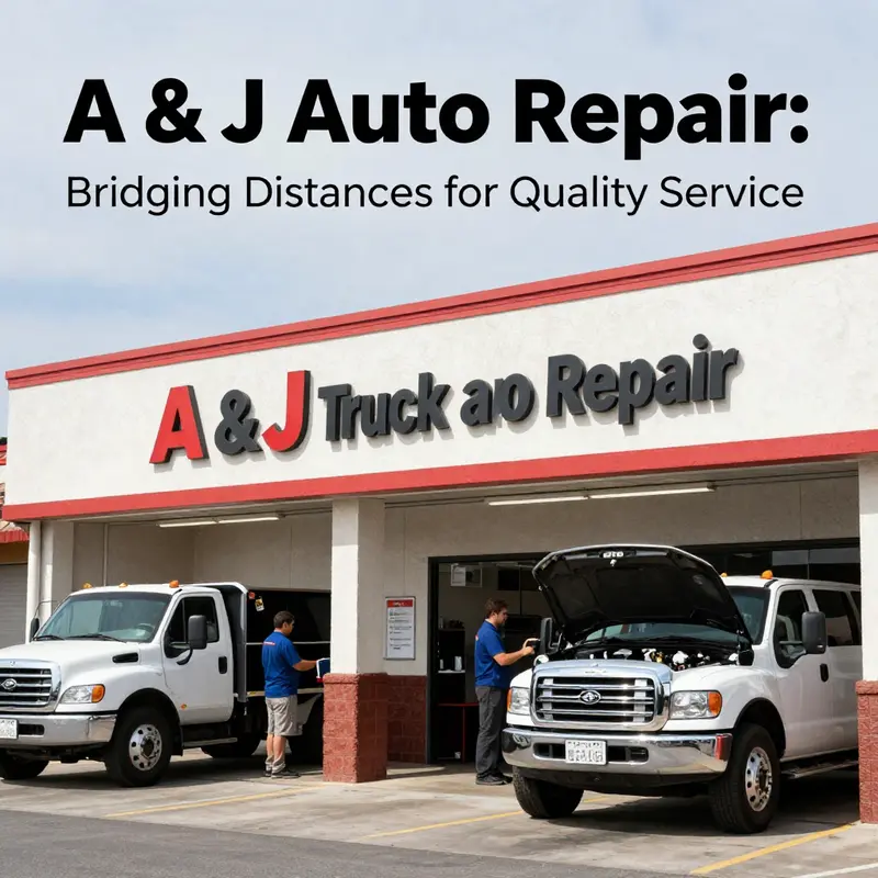 A comprehensive view of A & J Auto Repair LLC showcasing its friendly environment and diverse services.