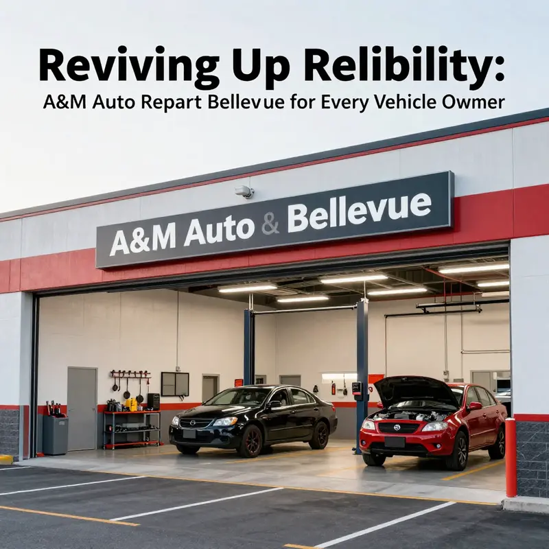 A&M Auto Repair Bellevue’s inviting exterior serves as a symbol of reliability and community trust in automotive services.