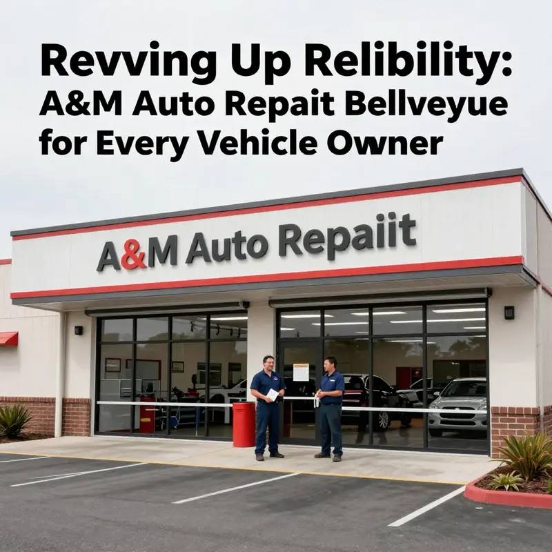A&M Auto Repair Bellevue’s inviting exterior serves as a symbol of reliability and community trust in automotive services.