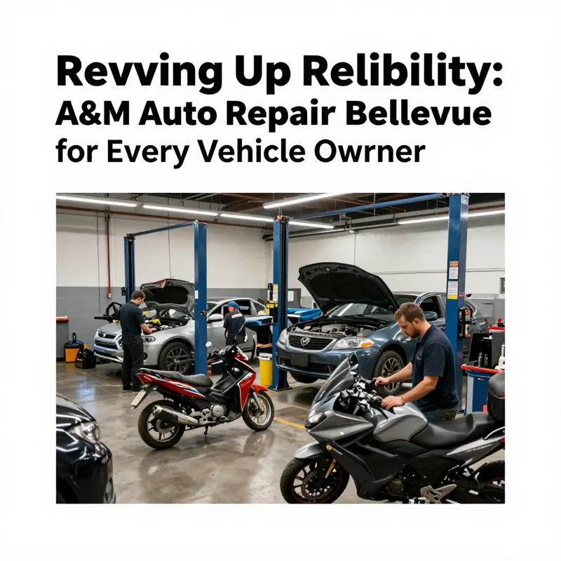A&M Auto Repair Bellevue’s inviting exterior serves as a symbol of reliability and community trust in automotive services.