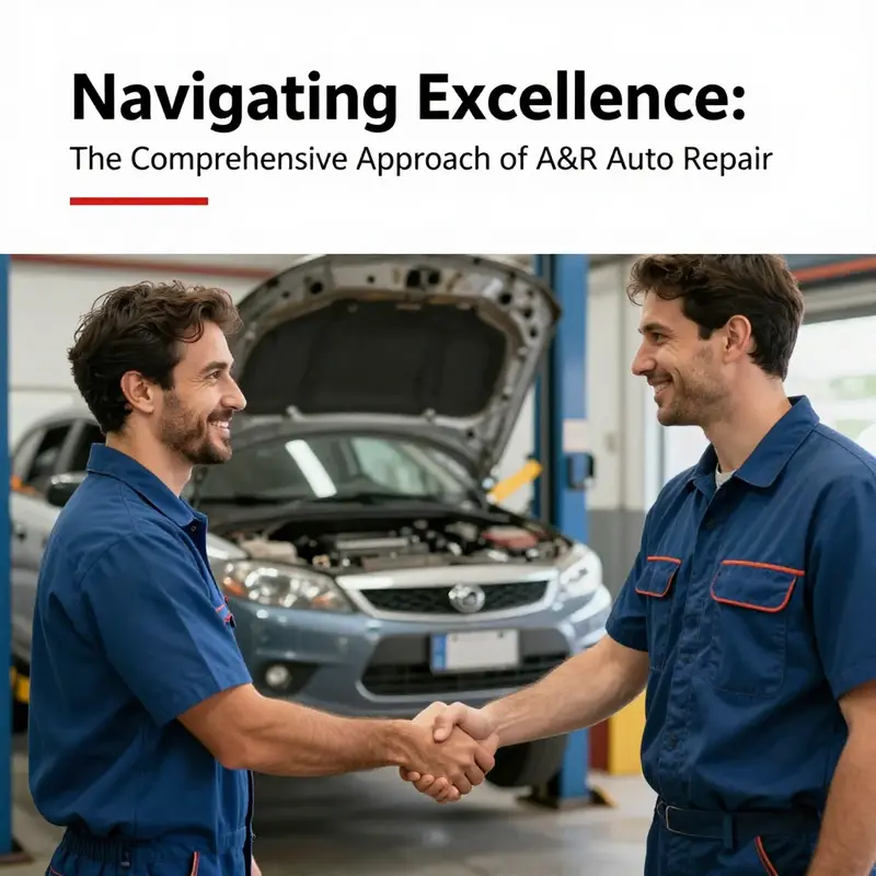 A view inside A&R Auto Repair Inc., showcasing the skilled technicians at work.