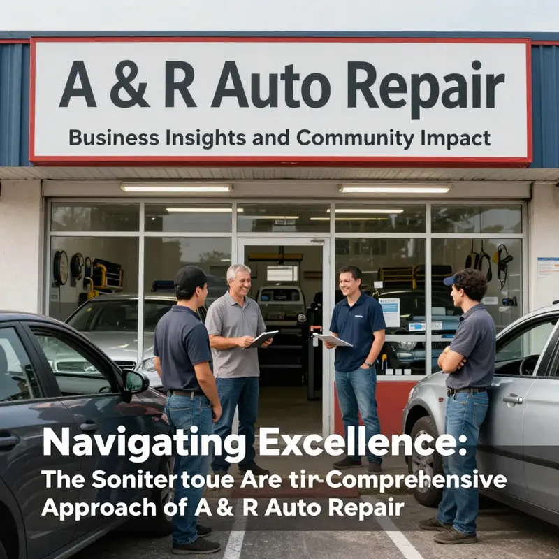A view inside A&R Auto Repair Inc., showcasing the skilled technicians at work.