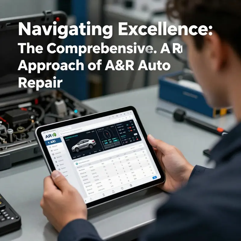 A view inside A&R Auto Repair Inc., showcasing the skilled technicians at work.