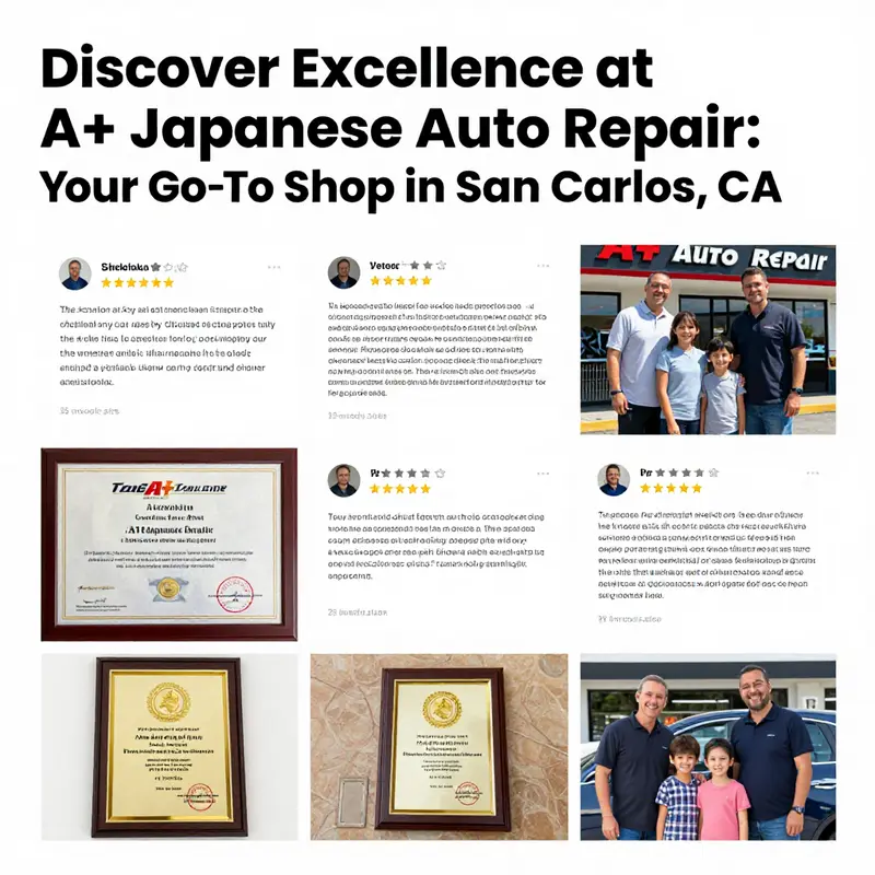 A+ Japanese Auto Repair’s service area with technicians dedicated to diagnosing and repairing vehicles.