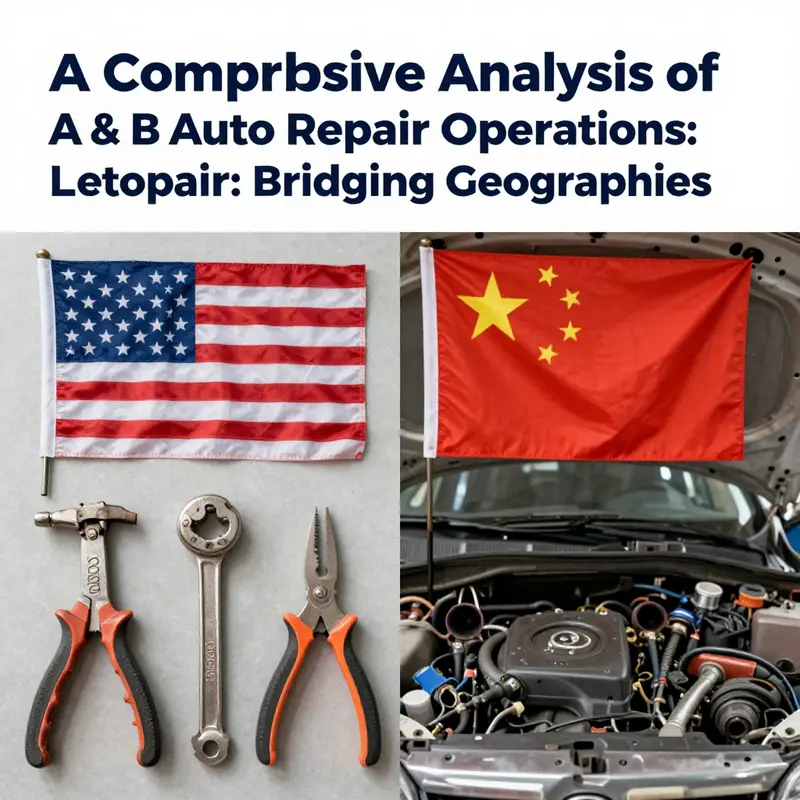 Technicians at A & B Auto Repair in Rancho Cordova, CA, diligently repairing vehicles.