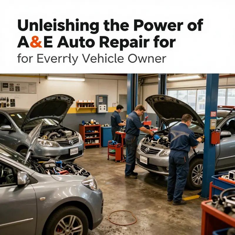 Technicians at A&E Auto Repair providing expert services to enhance vehicle performance and safety.