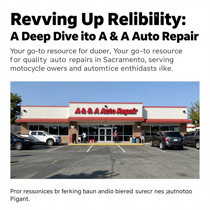 Exterior view of A & A Auto Repair showcasing the facility and its welcoming atmosphere.