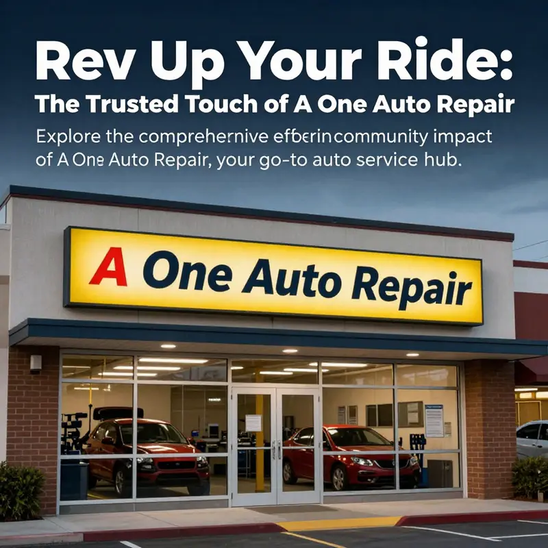 The facade of A One Auto Repair showing a modern and welcoming environment for customers.