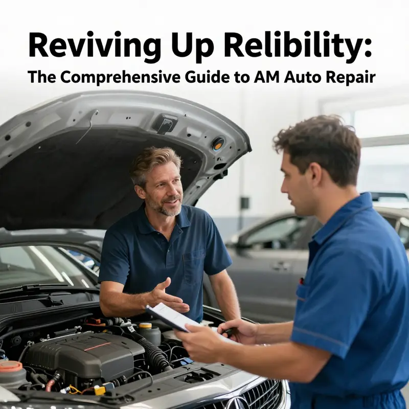A snapshot of AM Auto Repair’s diverse services in action.
