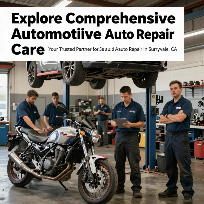 Group of mechanics collaborating in a well-stocked repair shop, showcasing teamwork and passion for their craft.