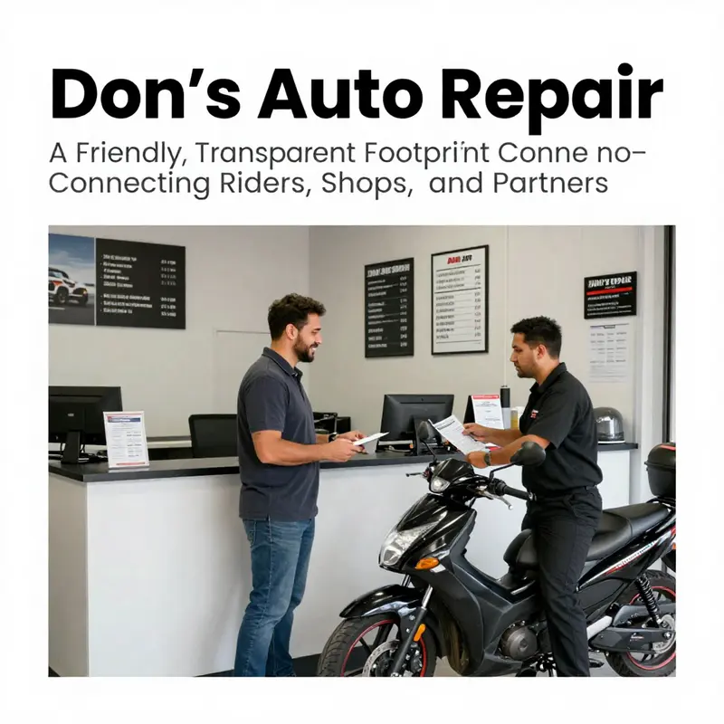 Don’s Auto Repair showcases a two-location footprint spanning LA and Cincinnati, demonstrating brand consistency across facilities.