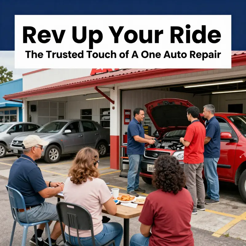 Inside A One Auto Repair, showcasing the professional environment and skilled team.
