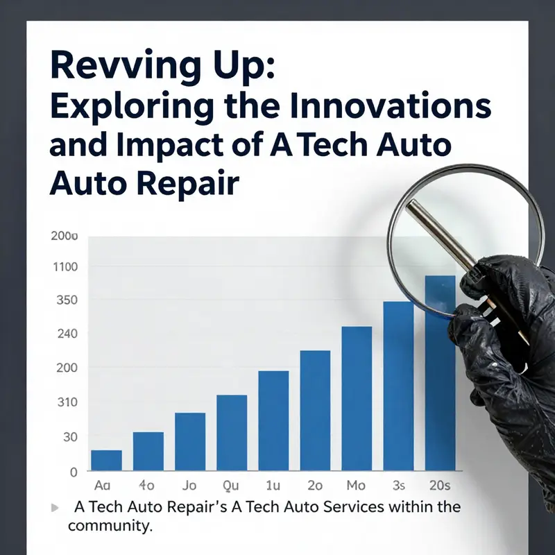 An overview of A Tech Auto Repair, illustrating its bustling environment and dedication to quality service.