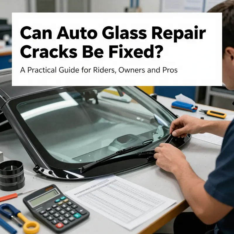 Resin-based repair for minor cracks: crack typing, resin injection, and curing under UV light in a modern shop.