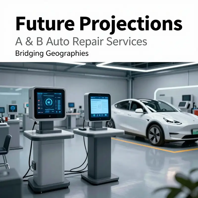 Technicians at A & B Auto Repair in Rancho Cordova, CA, diligently repairing vehicles.