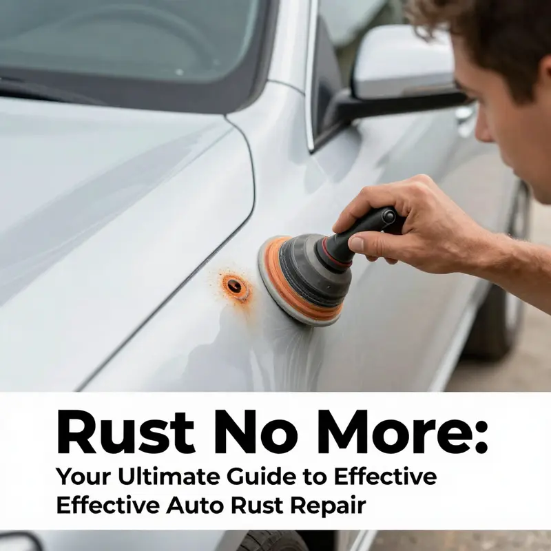 Different levels of rust severity on automotive surfaces.