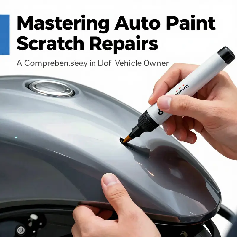 Visual guide to various scratch types on auto paint.