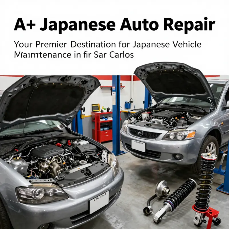 A+ Japanese Auto Repair exterior view demonstrating its welcoming atmosphere.