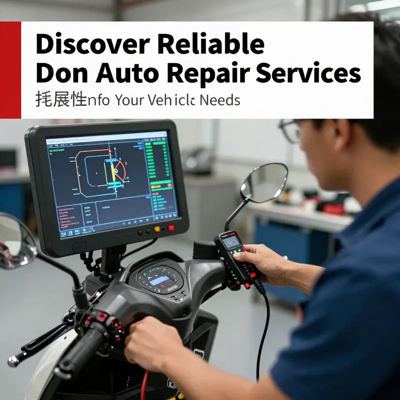 A clean and trustworthy Don Auto Repair facility with skilled professionals assisting customers.