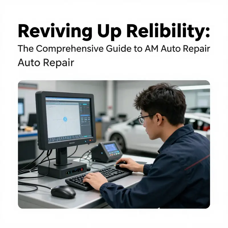 A snapshot of AM Auto Repair’s diverse services in action.