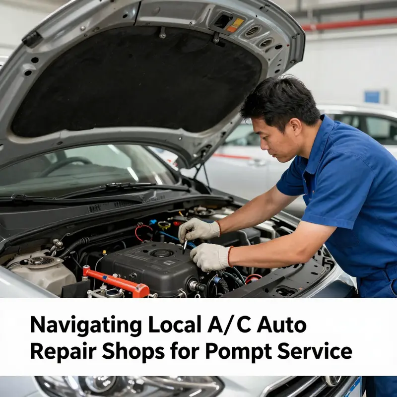 Using online tools to find nearby A/C auto repair shops can save time and improve service quality.