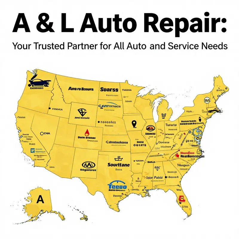 Exterior view of A & L Auto Repair showcasing busy service and high-quality standards.
