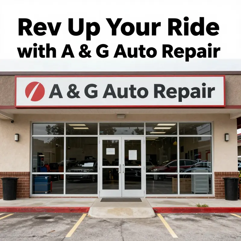 The inviting exterior of A & G Auto Repair, a hub for reliable automotive and motorcycle repairs.