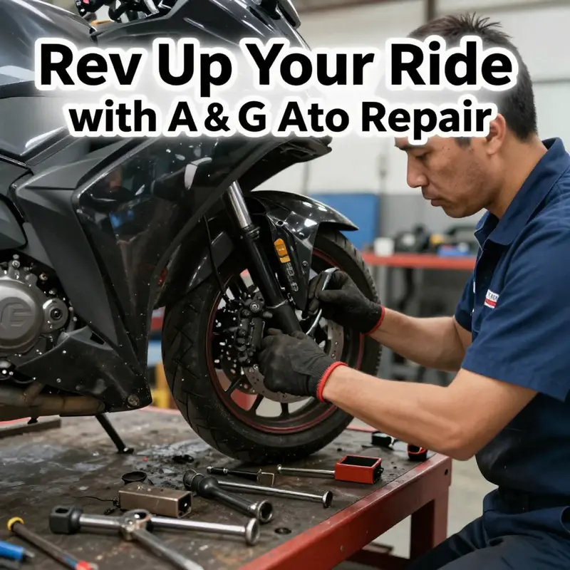 The inviting exterior of A & G Auto Repair, a hub for reliable automotive and motorcycle repairs.