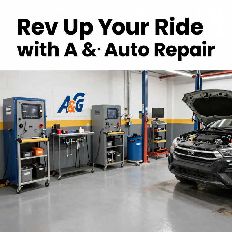 The inviting exterior of A & G Auto Repair, a hub for reliable automotive and motorcycle repairs.