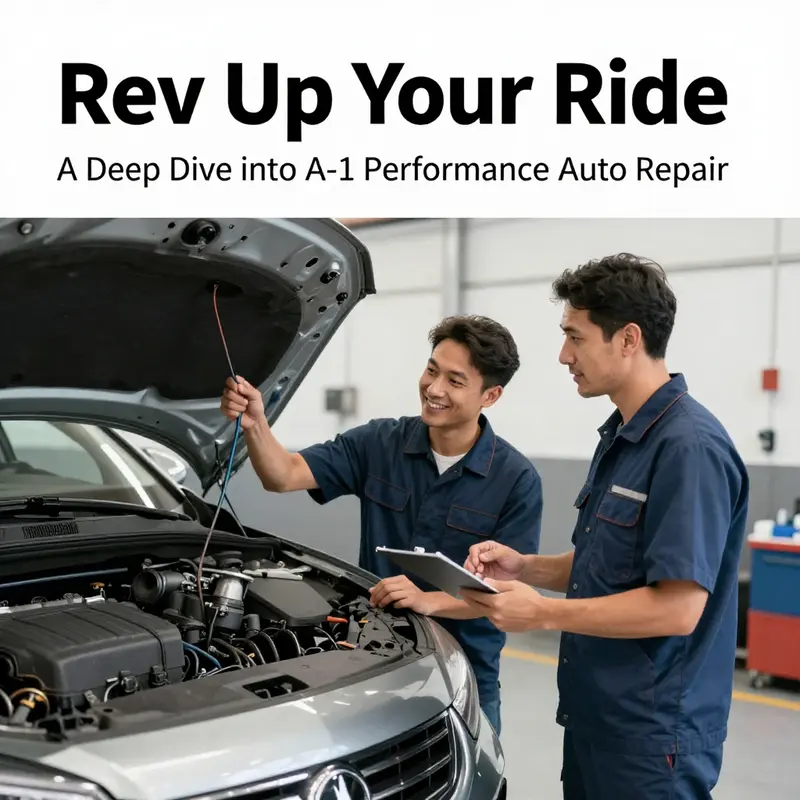 Overview of A-1 Performance Auto Repair highlighting its quality services and expert offerings.