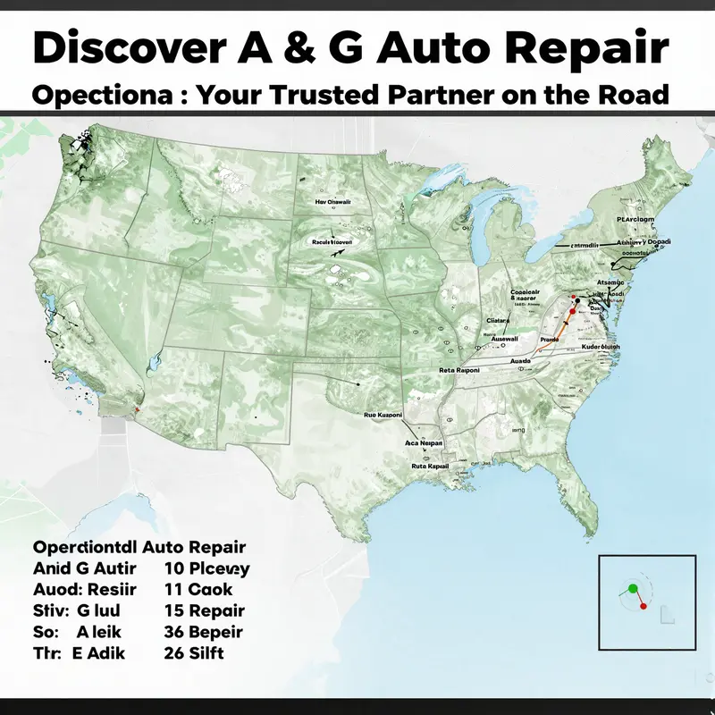 A & G Auto Repair shop, highlighting the professionalism and variety of services available for vehicles.