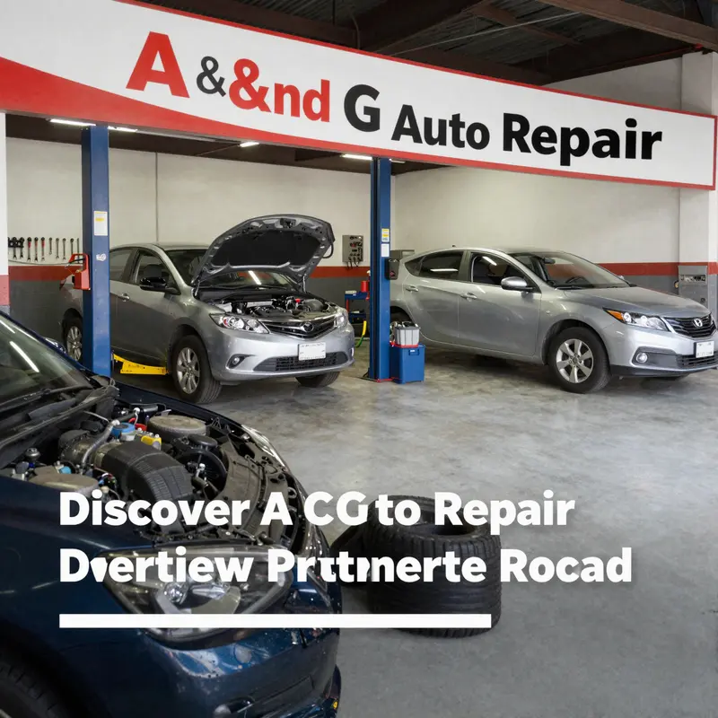 A & G Auto Repair shop, highlighting the professionalism and variety of services available for vehicles.