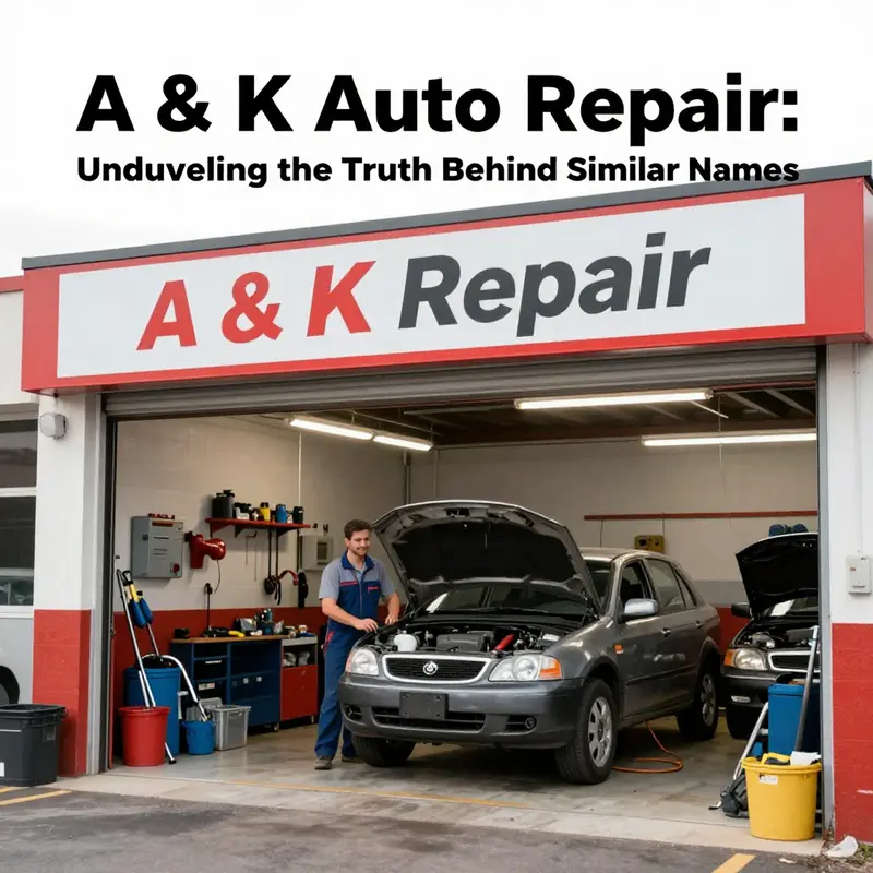 A glimpse of the inviting A & K Repair shop, showcasing their commitment to quality service.