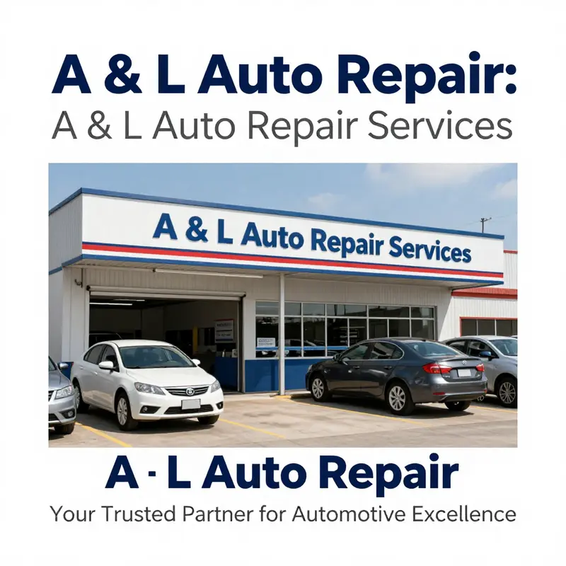 A exterior view of A & L Auto Repair showcasing their welcoming atmosphere and diverse automotive services.
