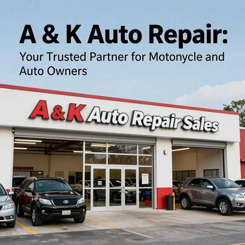 A welcoming view of A & K Auto Repair, symbolizing trust and quality service for vehicle owners.