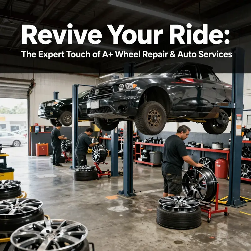 A+ Wheel Repair & Auto Services provides expert-level automotive care and specializes in alloy wheel restoration.