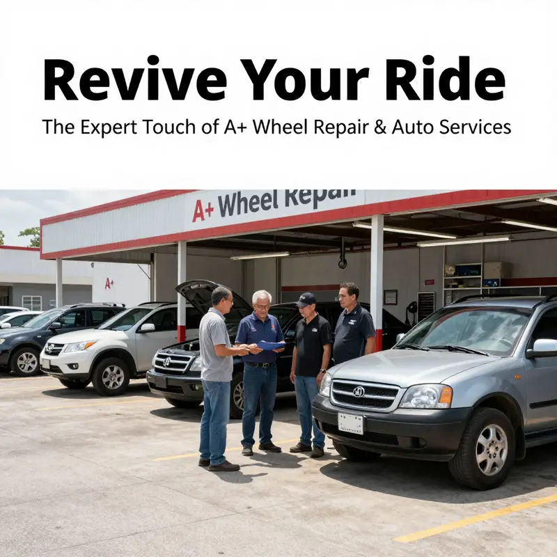 A+ Wheel Repair & Auto Services provides expert-level automotive care and specializes in alloy wheel restoration.
