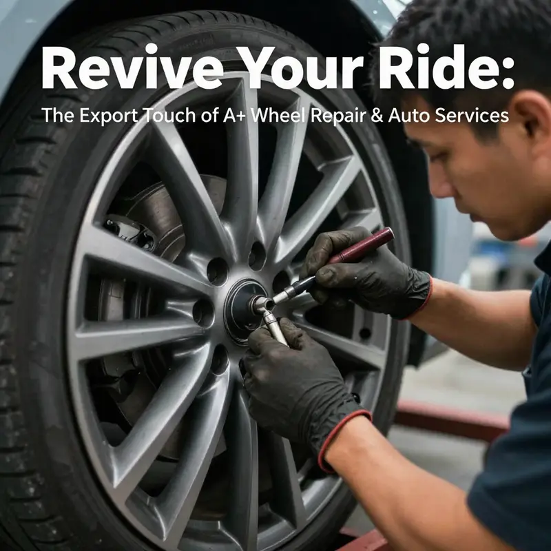 A+ Wheel Repair & Auto Services provides expert-level automotive care and specializes in alloy wheel restoration.