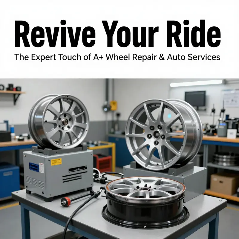 A+ Wheel Repair & Auto Services provides expert-level automotive care and specializes in alloy wheel restoration.