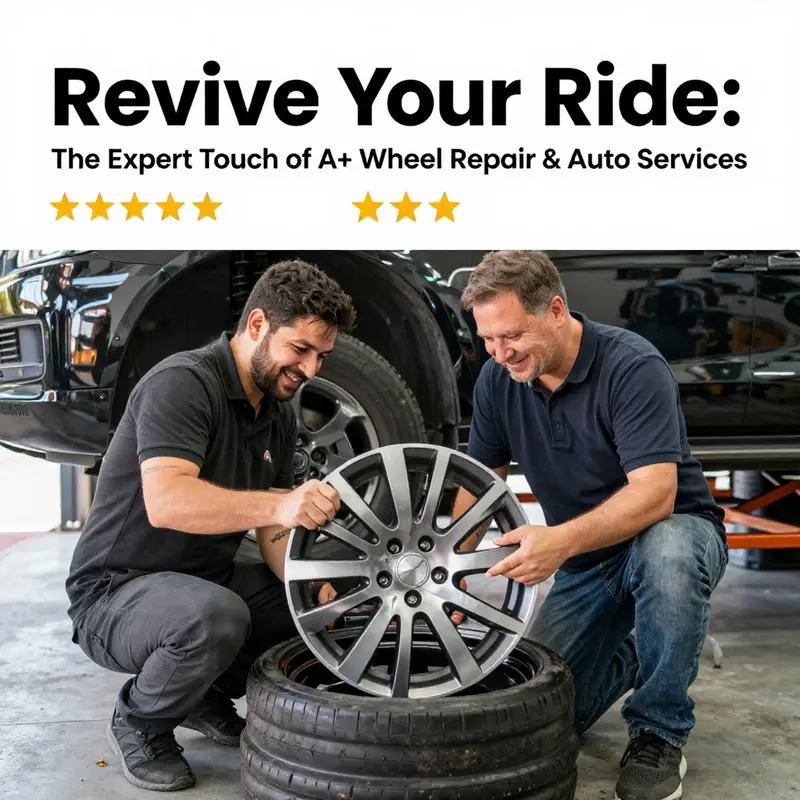 A+ Wheel Repair & Auto Services provides expert-level automotive care and specializes in alloy wheel restoration.
