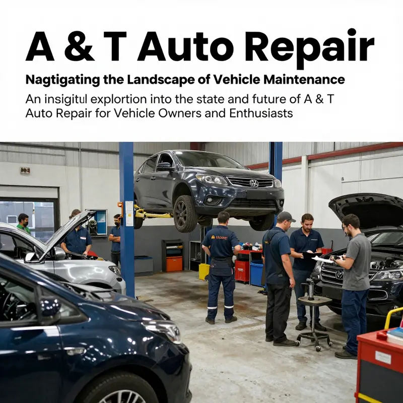 An active auto repair shop with technicians assisting customers, showcasing a vibrant and professional atmosphere.