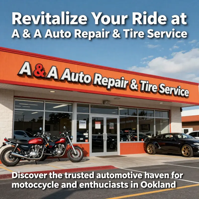 The front exterior of A & A Auto Repair & Tire Service showing an inviting atmosphere.