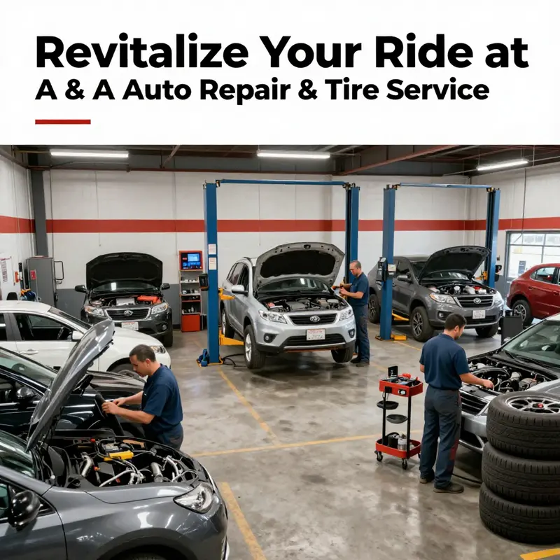 A glimpse into A & A Auto Repair & Tire Service, where automotive expertise meets customer care.