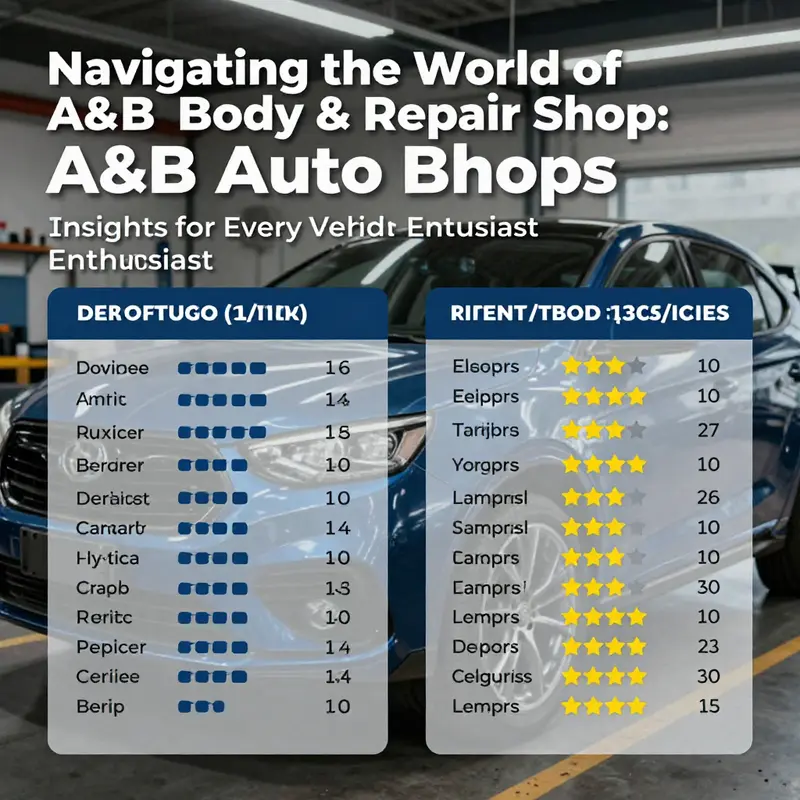 An illustrative view of the market environment where A&B Auto Body & Repair Shop operates.
