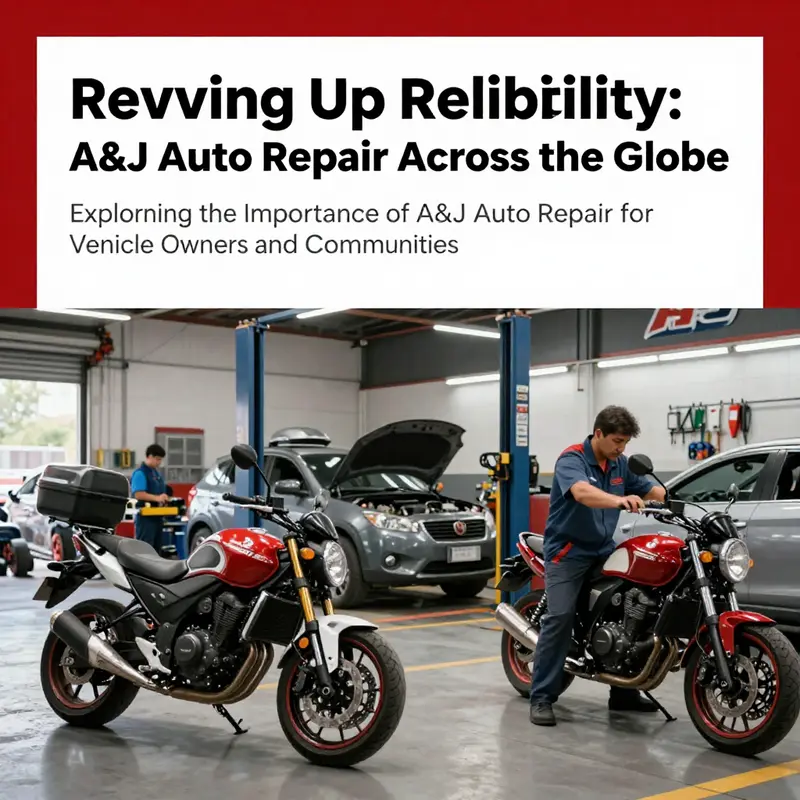 Technicians at A&J Auto Repair busy servicing different vehicles, representing the company's dedication to quality auto services.